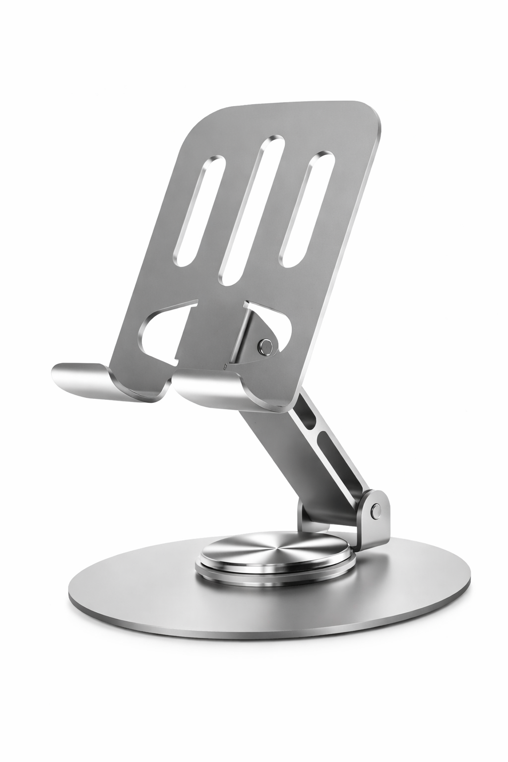 Smart Metal 360 Degree Universal Phone Holder for All Smartphones | Fully Adjustable Angle | Sturdy and Durable Desk Stand